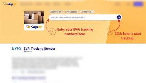 evri tracking phone number.